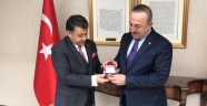 KGK heyeti Bakan Çavuşoğlu'nu ziyaret etti