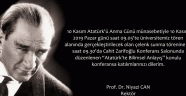 KSÜ’DE ATATÜRK’Ü ANMA PROGRAMI