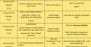 KSÜ Konferans Programı