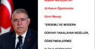 Mahçiçek; Öğretmenler Günü Mesajı
