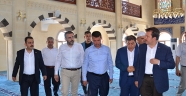 MAHİR ÜNAL, TÜRKOĞLU FATİH SULTAN MEHMET HAN CAMİSİNİ ZİYARET ETTİ.