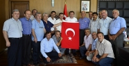 MUHTARLARDAN BAŞKAN ERKOÇ’A ZİYARET