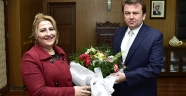 MUHTARLARDAN BAŞKAN ERKOÇ’A ZİYARET