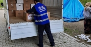Nurhak ilçesinde gıda desteği devam ediyor