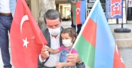 Okumuş'tan; Azerbaycan'a bayraklı destek