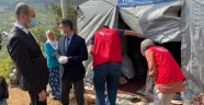 Onikişubat Belediyesi’nden, Evi Yanan Aileye Yardım