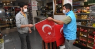 Onikişubat’ta Cadde ve Sokaklar Kırmızı Beyaz