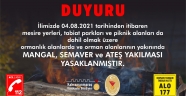 Orman Yangınlarına Ateş Tedbiri