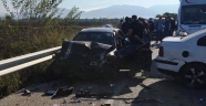 Osmaniye’de iki otomobilin çarpışması sonucu 1 aylık bebek öldü