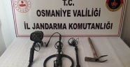 Osmaniye’de kaçak kazı operasyonunda bir kişi gözaltına alındı