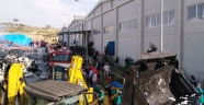 Osmaniye'de tekstil fabrikasında 4,5 ton pamuk yandı