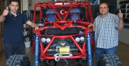 Oto elektronik ustası, yarışlara katılabilmek için kendi off-road aracını yaptı