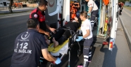 Otomobilden atlayan hamile kadın yaralandı
