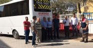 Pazarcık ta servis araçlarına denetim