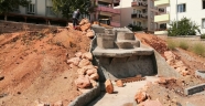 Pazarcık’taki park yapımı devam ediyor