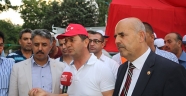 PAZARCIK'TA DEMOKRASİ NÖBETLERİ TAÇLANDIRILDI