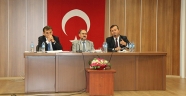 PAZARCIK'TA MUHTARLARLA DEĞERLENDİRME VE İSTİŞARE TOPLANTISI YAPILDI