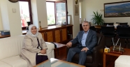 Rektör Can, Kahramanmaraş Milletvekili Öçal’ı Rektörlük Makamında Ağırladı