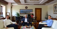 Rektör Can, Pazarcık Kaymakamı Aydın ve Belediye Başkanı Bozdağ ile İlçedeki Eğitim Çalışmalarını Değerlendirdi