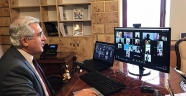 Rektör Can, Üniversitemizde Eğitim Gören Yabancı Uyruklu Öğrencilerle Video Konferansla Bir Araya Geldi