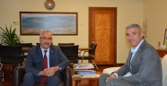 Rektör Deveci; Milli Tenisçi Mehmet Toraman’ı Makamında Tebrik Etti