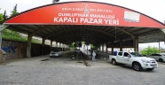 Sabit pazaryerleri dezenfekte edildi