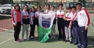 SANKO OKULLARI YILDIZ KIZ VE YILDIZ ERKEK TENİS TAKIMLARI İL İKİNCİSİ