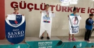 SANKO OKULLARI YÜZÜCÜSÜ BERİL ÖZTÜRK YİNE TÜRKİYE İKİNCİSİ OLDU