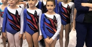 SANKO OKULLARININ MİNİK KIZLARI JİMNASTİKTE İL İKİNCİSİ OLDU