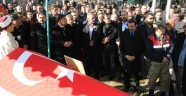 ŞEHİDİMİZİN CENAZE TÖRENİNDE GÖZYAŞLARI SEL OLDU