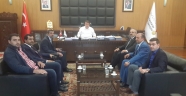 TÜMSİAD ÜYELERİ ERKOÇ İLE GÖRÜŞTÜLER