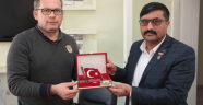 Türkiye Harp Malulü Gaziler Şehit Dul ve Yetimleri Derneğinden AA'ya ziyaret