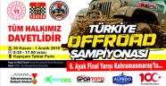 Türkiye Offroad Şampiyonası Kahramanmaraş’ta