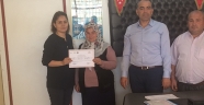 TÜRKOĞLUNDA ÇİFTÇİ KURSLARI TAMAMLANDI