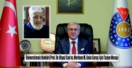 Üniversitemiz Rektörü Prof. Dr. Niyazi Can'ın, Merhum M. Emin Saraç İçin Taziye Mesajı