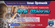 UZMAN ÖĞRETMENLİK HAKKINDA MERAK ETTİKLERİNİZ