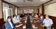 VALİ COŞKUN BAŞKANLIĞI’NDA İLİMİZDEKİ PANDEMİ SÜRECİ DEĞERLENDİRİLDİ