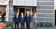 VALİ COŞKUN TİCARET BORSASI YÖNETİM KURULU İLE BİR ARAYA GELDİ