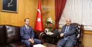 VALİ GÜVENÇER'İ MAKAMINDA ZİYARET ETTİ