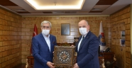 Vali Ömer Faruk Coşkun, Üniversitemiz Rektörü Prof. Dr. Niyazi Can’ı Ziyaret Etti