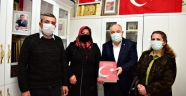 VALİMİZ ÖMER FARUK COŞKUNDAN ŞEHİT AİLELERİMİZE ZİYARET