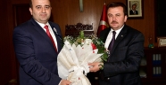 VERGİ HEYETİNDEN BAŞKAN ERKOÇ’A ZİYARET