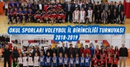VOLEYBOL GENÇLER İL BİRİNCİLİĞİ TURNUVASI TAMAMLANDI