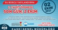 YAPILANDIRMA 2. TAKSİT ÖDEMEDE SON GÜN; 2 EKİM
