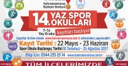 YAZ SPOR OKULU KAYITLARI BAŞLIYOR