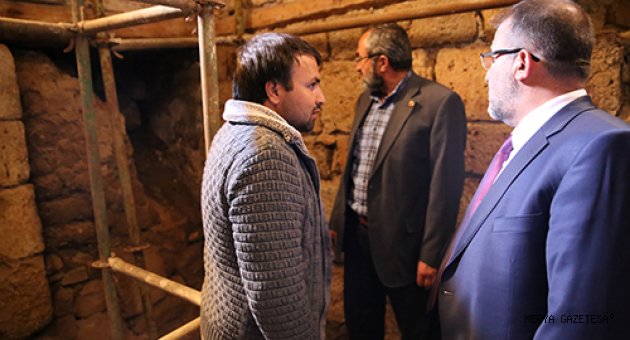 TARİHİ KONAĞIN RESTORASYONU DEVAM EDİYOR…