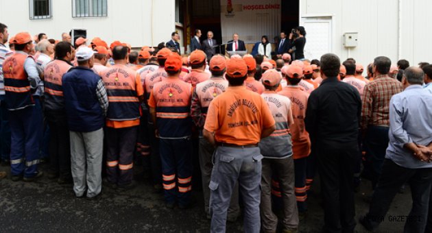 TEMİZLİK PERSONELİNE “TEŞEKKÜR”