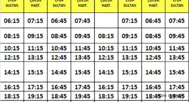 TOPLU TAŞIMA ARAÇLARI SAATLERİNE DÜZENLEME