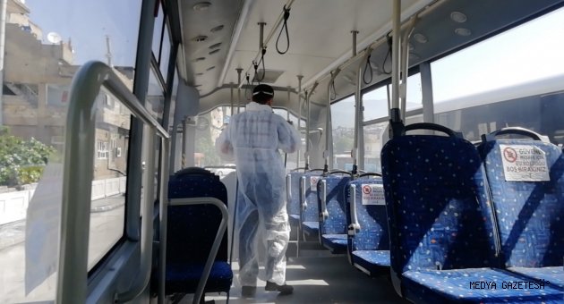 Toplu taşımada koronavirüs tedbirleri titizlikle uygulanıyor