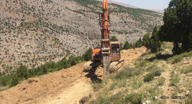 Türkçayırı Yayla Yolu yapılıyor